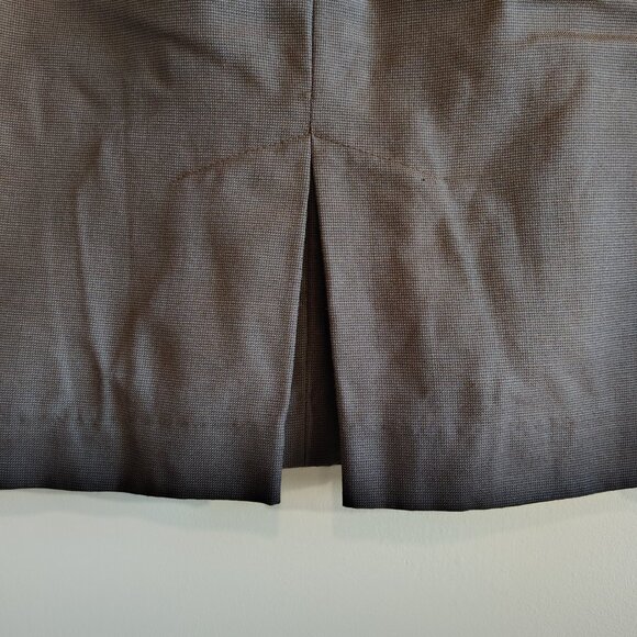 Sacoor Brothers Wool Silk A-Line Knee-Length Skirt size EU 42 / UK 14 / US 12 - Picture 5 of 12